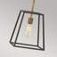 Poulan 1 - Light Bronze Geometric Pendant