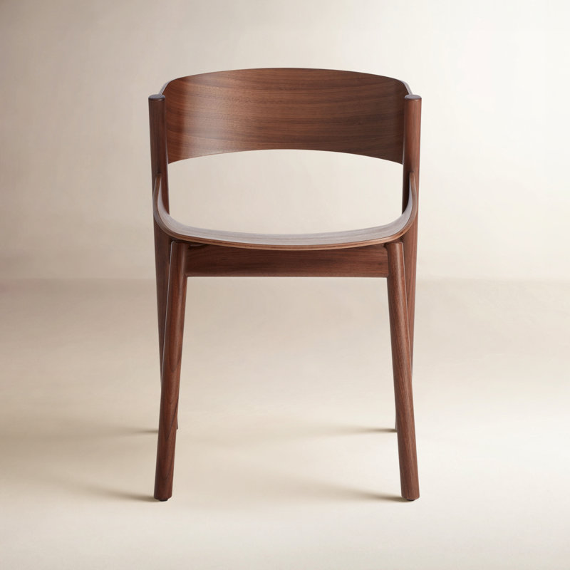 Port Upholstered Dining Chair, Walnut