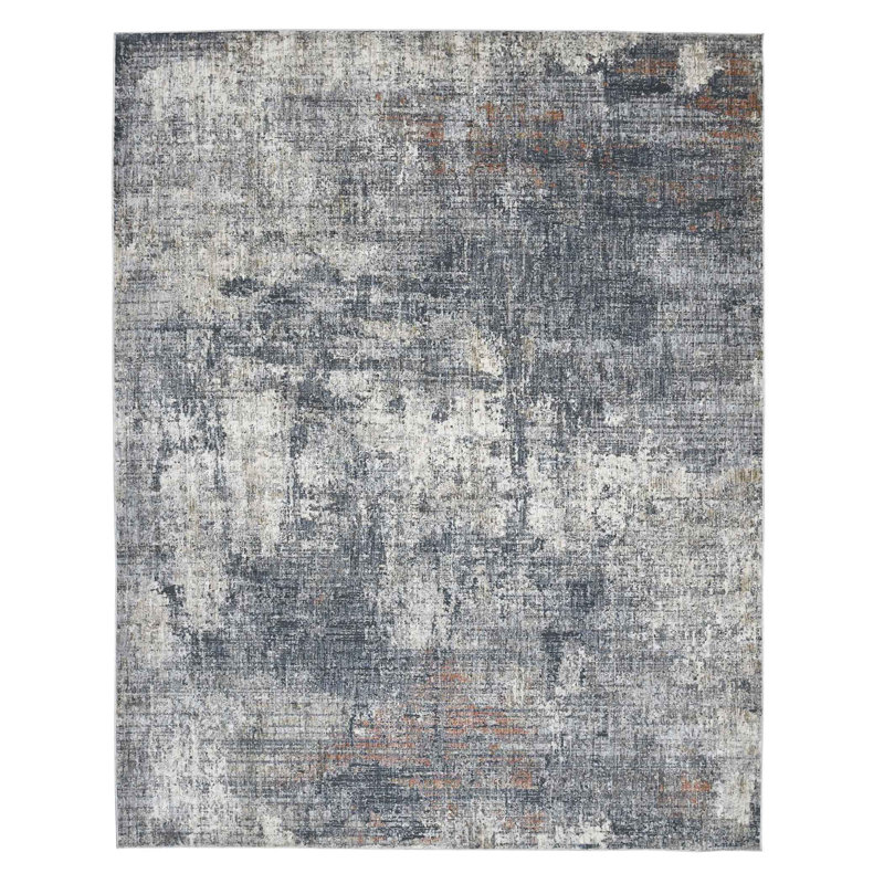 Tapis en polyester de qualité supérieure Roslyn, Rectangle de 2 pi x 3 pi