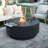 Round Concrete Smokeless Fire Pit Table-86332007