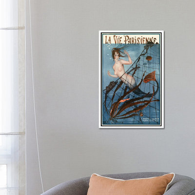 1921 La Vie Parisienne Magazine Cover 1 Piece Wall Art on Canvas