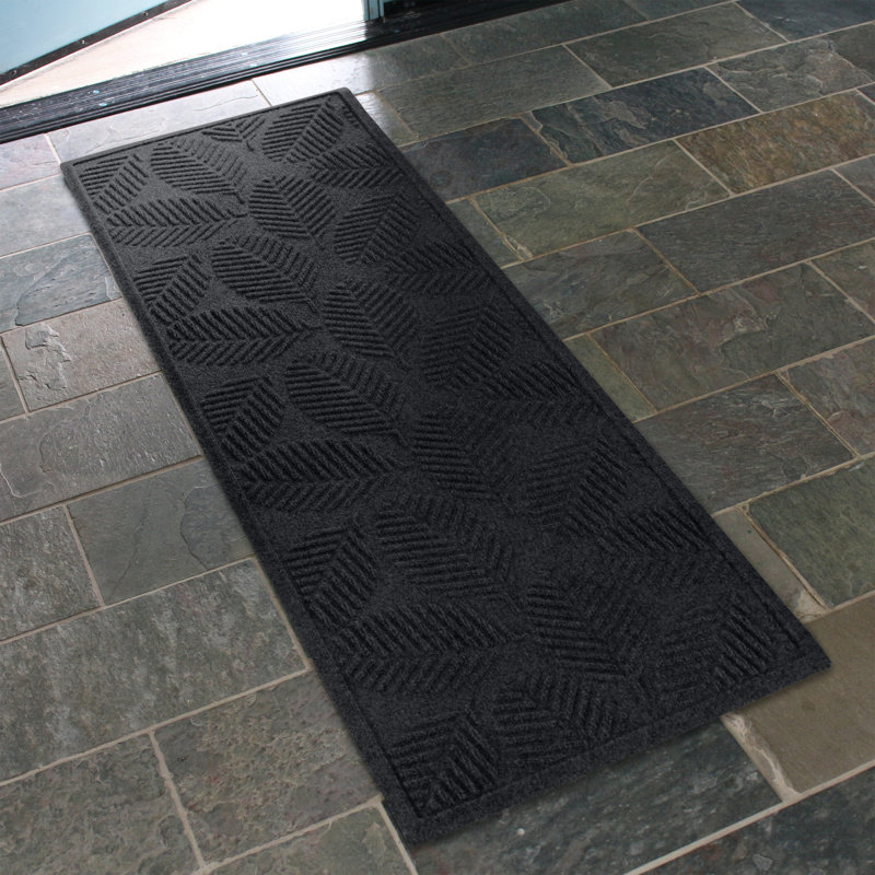 Tapis de couloir d'intérieur pour l'extérieur 22 po x 60 po WaterHog® Deanna, Gris anthracite, L 22 po x L 60 po