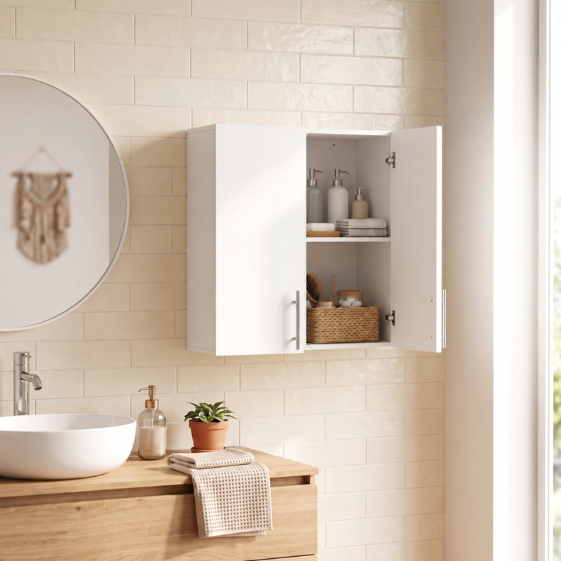 Wall Cabinet, White
