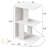 Nikaila 24.4" Tall Narrow End Table with Charging Station and Light-2030557521