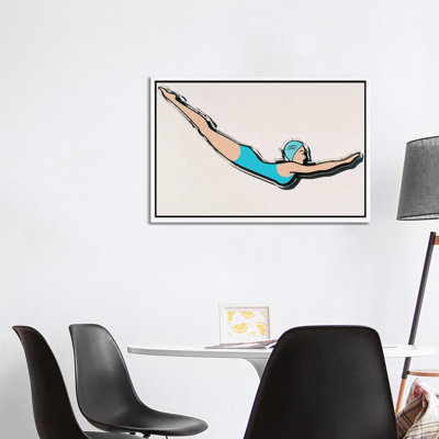 Palm Springs Dive by Bethany Young - Print on Canvas