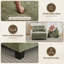 Fauteuil en chenille avec repose-pieds l 37,8 po-510697008
