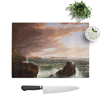 Views Across Frenchmans Bay by Thomas Cole Chopping Board