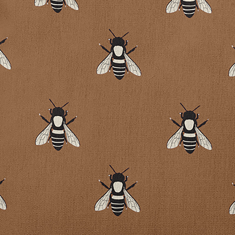 Coussin décoratif Bee Buzz, Ours d'or, H 14 po x l 20 po, Rectangle