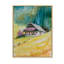 Alpine House On Green Mountains - peinture sur toile-67417587-67417592