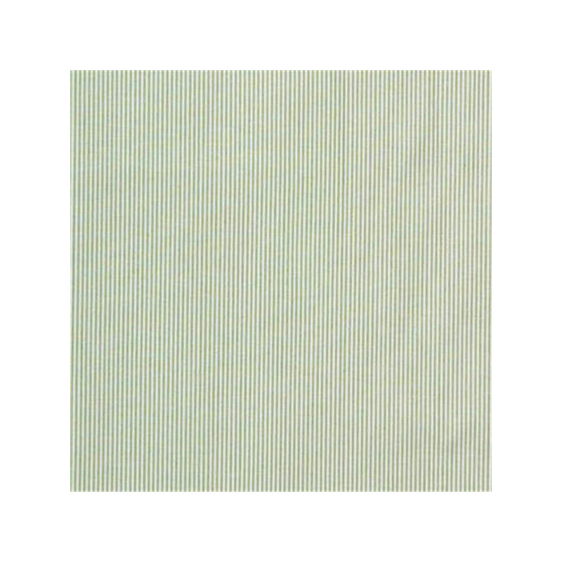 Perfect Plains Cotton Fabric, White/Light Green
