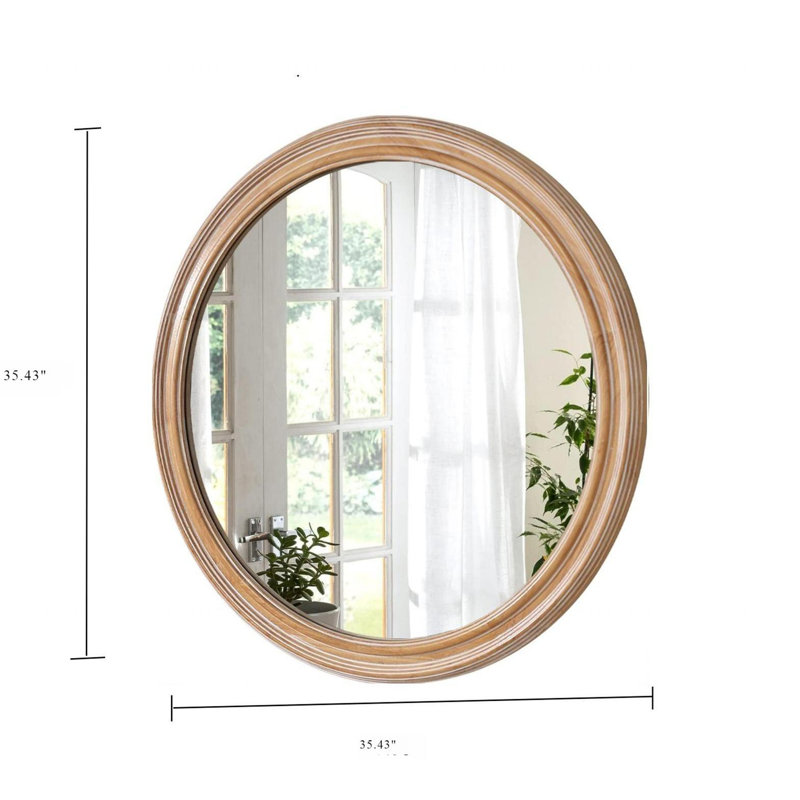 Miroir mural, H 35,43 po x l 35,43 po