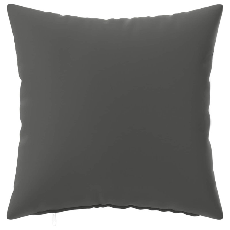 Anthracite Cushion Cover, Anthracite, Square 45cm