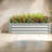 Durable Metal Planters 2 Pack 4x2x1 Ft Modern Raised Beds For Home