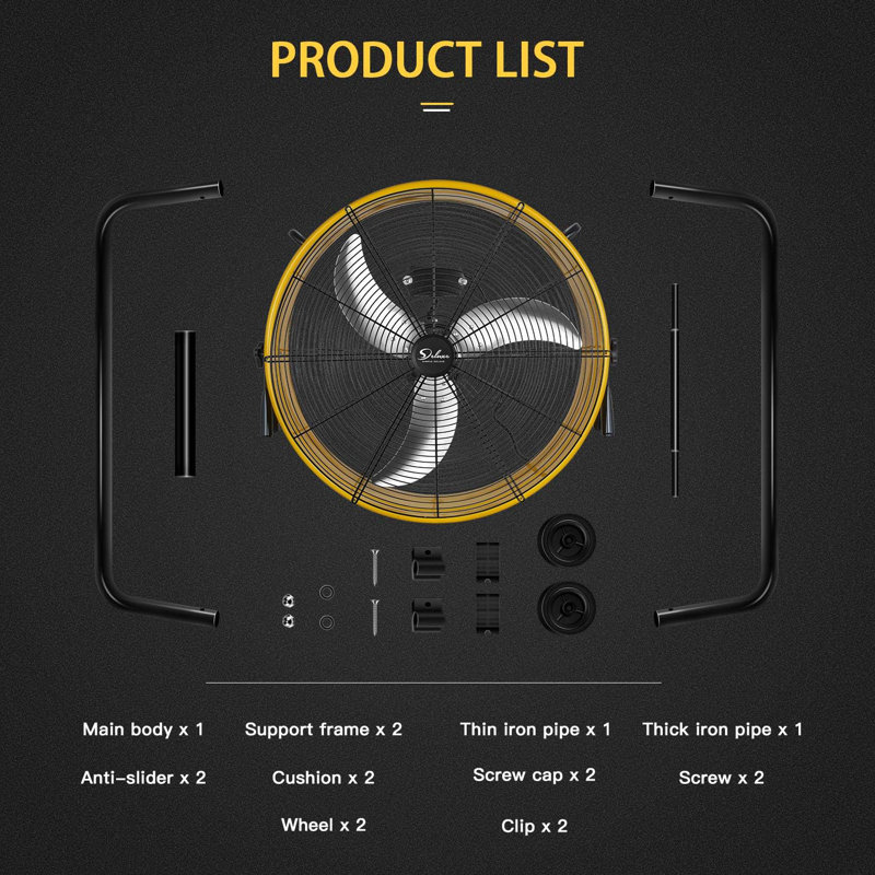 Simple Deluxe 28'' Box Fan Fan