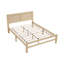 Lit plateforme contemporain avec cadre de lit en bois-56801312