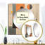 Dekanye - Art mural miroir carré Midcentury pour salle de bain-469837058