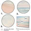 «Ocean Tranquility Tender Pink Pastel Sunrise - Coastal Beach», reproduction d'art sur toile-2139079592-2139079605-2109827461