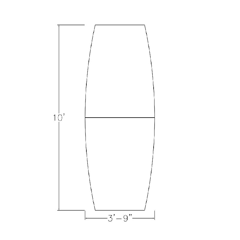 Table de conférence en forme de bateau avec base en T en métal, L 120 po x l 48 po, Nuit asiatique, Argent argent