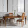 Buchholz Walnut Solid Wood Dining Table