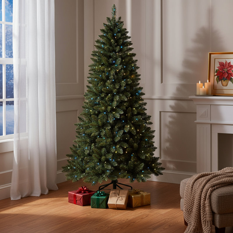 Sapin de Noël illuminé 6 pi