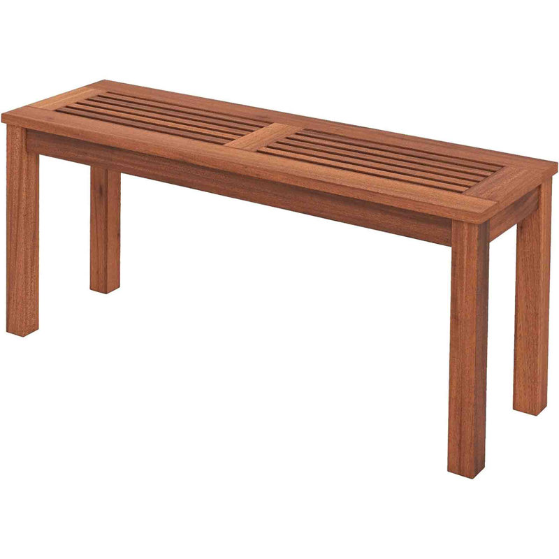 Solid Wood Outdoor Bench
