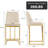 Branchville Upholstered Counter Stool with Metal Frame-795483945