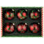 Plaid Poinsettia Ornament, 4 Inches