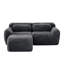 Canapé en forme de L sans os, tissu moelleux moelleux et moelleux, avec éponge haute densité 32D, aucun assemblage requis, conception ergonomique inférieure antidérapante, avec coussins décoratifs-825572717-825572718-825572719