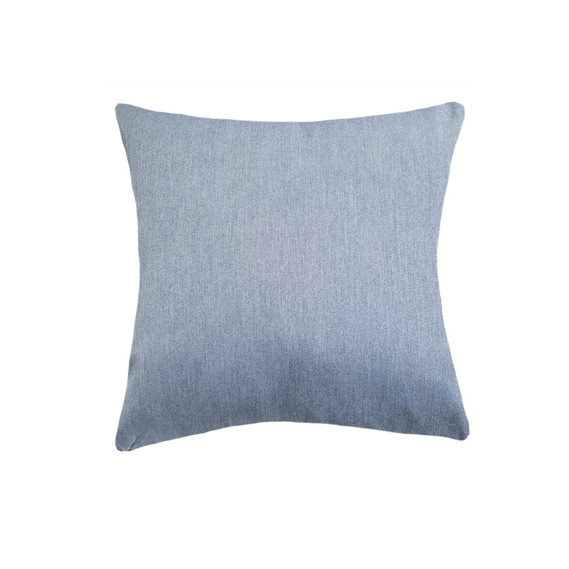 Square Indoor/Outdoor Pillow Cover & Insert, Indigo, 24" x 24"