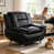 Black Faux leather