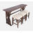 Avalynn 3 - Person Trestle Dining Set-107128735
