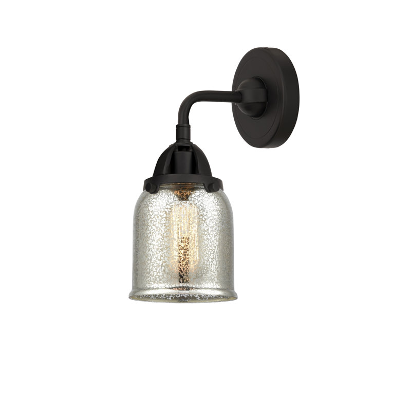 Shauna Armed Sconce, No Bulb Included, Matte Black