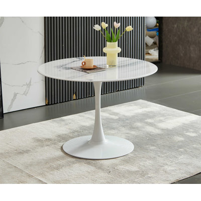 Kellynn Round Metal Base Dining Table