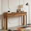 63" Solid Wood Console Table,Entryway Table with 3 Drawers