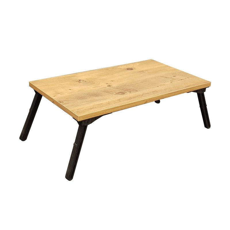 Bureau debout moderne pour ordinateur portable, pin atlantique et blanc, 23,6 po x 9,8 po x 15,4 po | 100% panneau de particules enduit de mélamine, épaisseur: 0,7 pouce | Table polyvalente avec rangement supplémentaire, design élégant et fonctionnel