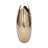 Ivy Bronx Aluminum Champagne Vase: 12-Inch Raw Edge Round Elegance, Transform Your Space With This Unique Decor Piece