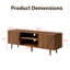 Spacieux meubles télé et centres de divertissement, console de maison moderne en bois MDF