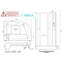Vidalux 1200 x 800 Left Shower Cabin