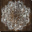Mandala sur bois foncé - impression-747709673-747709672