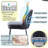 Nat Modern Fabric Upholstered Bar Stools with Spring-1187533952