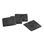 Stoneware Square 4 Piece Coaster Set