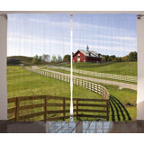 Polyester Semi Sheer Curtain Pair