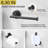 Wall Mounted 9-piece Bathroom Accessories Set