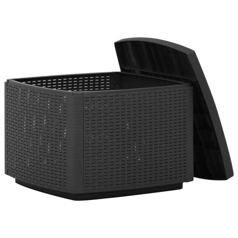 Plastic Coffee Table, Black