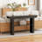 55" Farmhouse Console Table,Wooden Narrow Long Entryway Foyer Table-1315888973