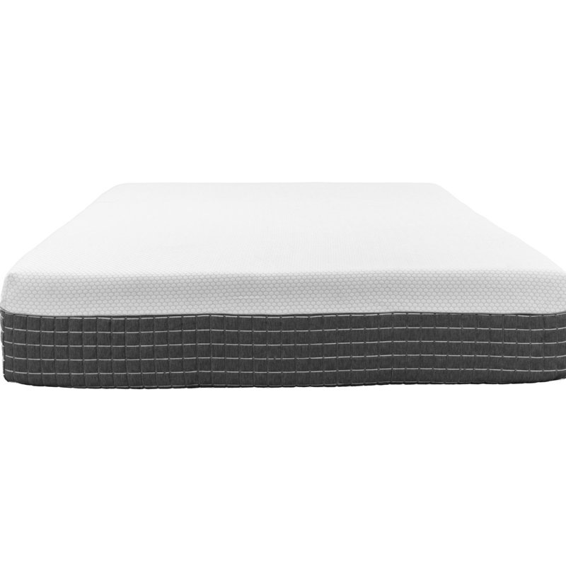 Très grand matelas de rechange, 12 pouces. Conception de soutien à 5 couches. Mousse à mémoire de forme et ressorts. Housse blanche et grise. Mousse. Support élevé. Bobines emballées individuellement. Alignement de la colonne vertébrale. Poids de 750 livres