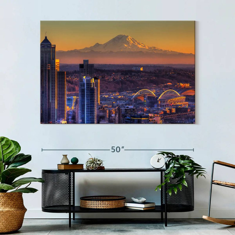 Sireci Seattle Sunset Glow, 34" H x 51" W