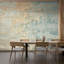 Murale abstraite turquoise Patina-727364495