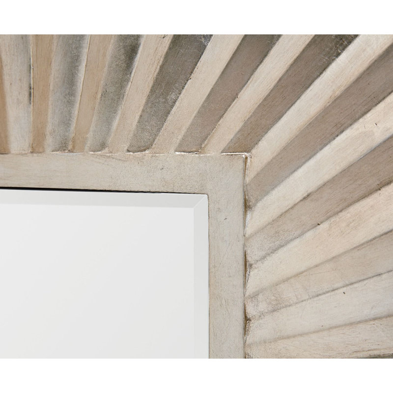 Hexham Wood Flat Wall Mirror
