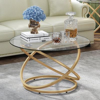 Color 3 - Piece Glass Top Living Room Table Set